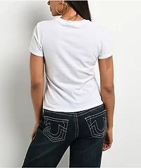 True Religion Crystal Crown White T-Shirt