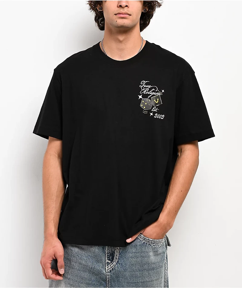 True Religion Dice Black T-Shirt
