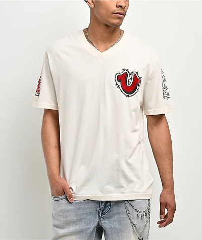 True Religion Eagle Nest Natural T-Shirt