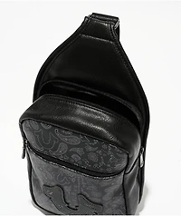 True Religion Earp Black Sling Bag