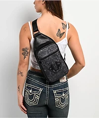 True Religion Earp Black Sling Bag