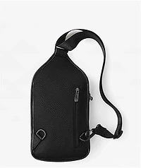 True Religion Farro Horseshoe Monogram Black Crossbody Bag