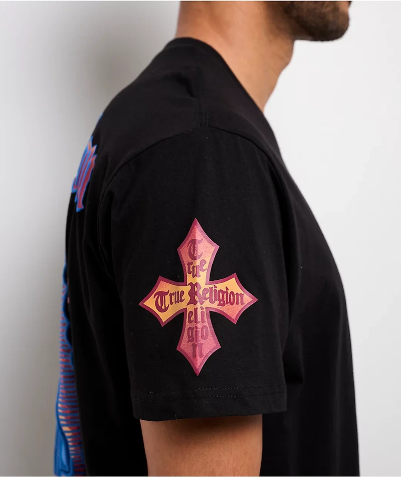 True Religion Guadalupe Black T-Shirt