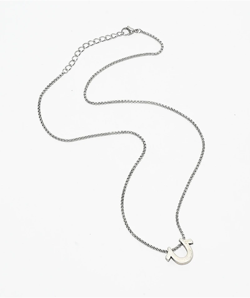 True Religion Horseshoe 22" Chain Necklace