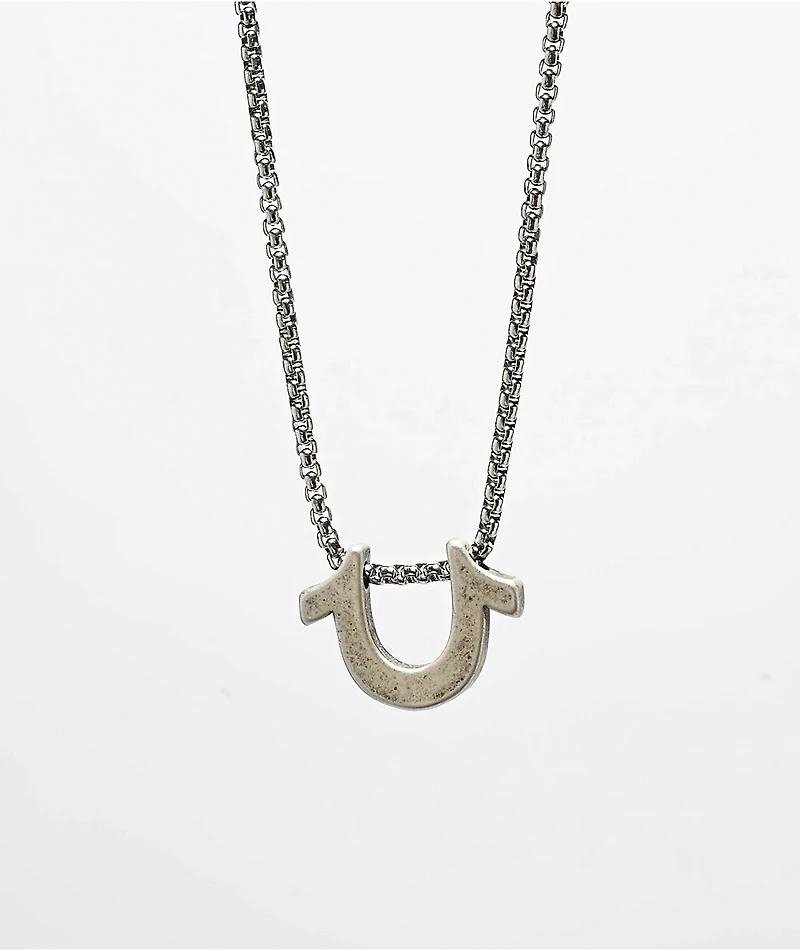 True Religion Horseshoe 22" Chain Necklace