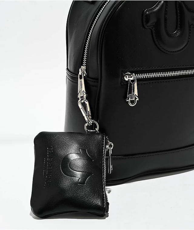 True Religion Horseshoe Black Mini Backpack | MainPlace Mall display picture 1