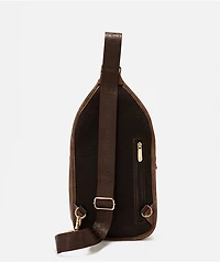 True Religion Horseshoe Brown Crossbody Bag