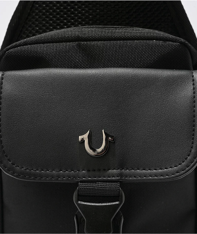 True Religion Ivan Black Sling Bag