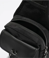 True Religion Ivan Black Sling Bag