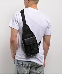 True Religion Ivan Black Sling Bag