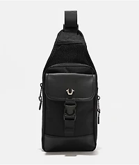 True Religion Ivan Black Sling Bag
