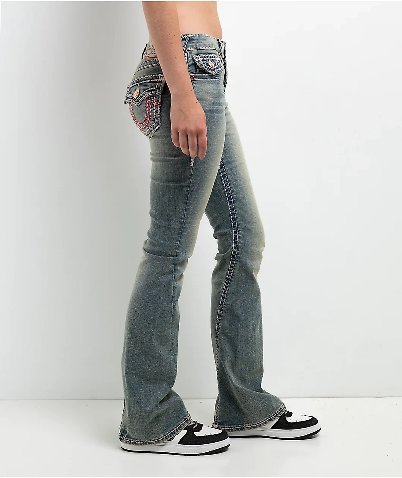 True Religion Joey Super T Medium Wash Bootcut Jeans