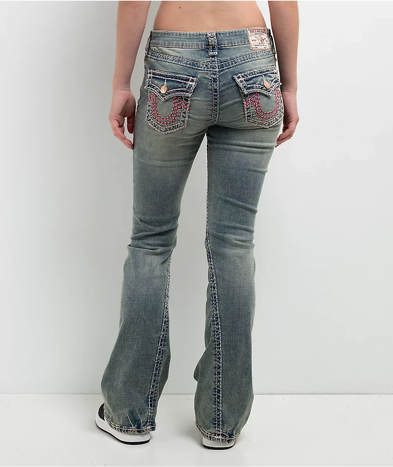 True Religion Joey Super T Medium Wash Bootcut Jeans
