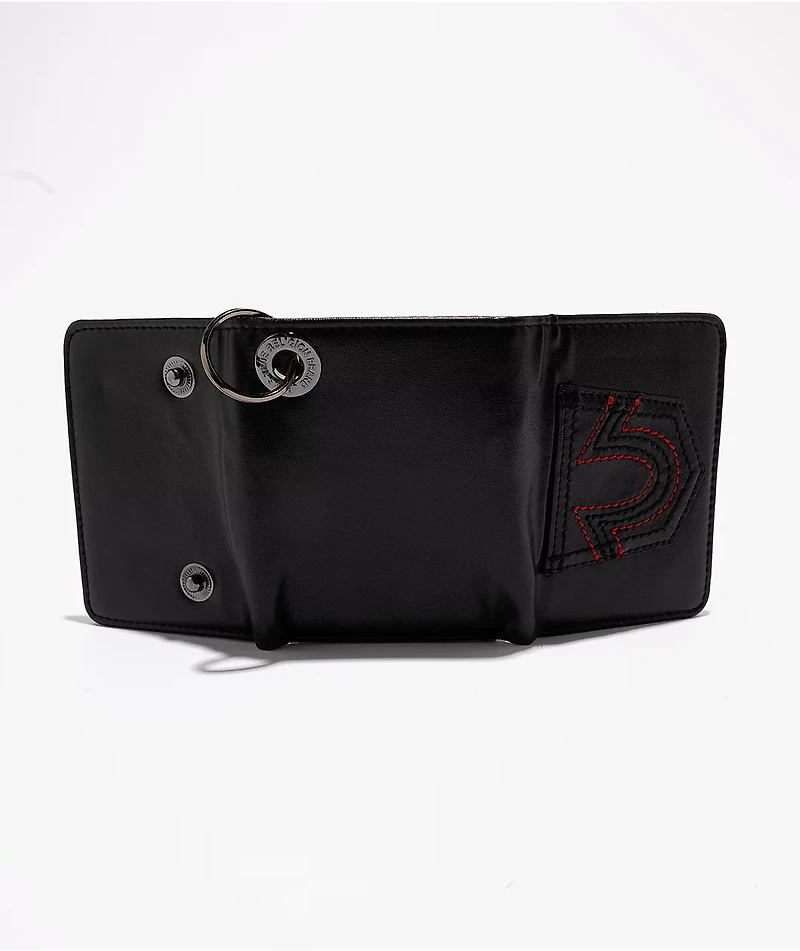 True Religion Kessler Black Chain Wallet