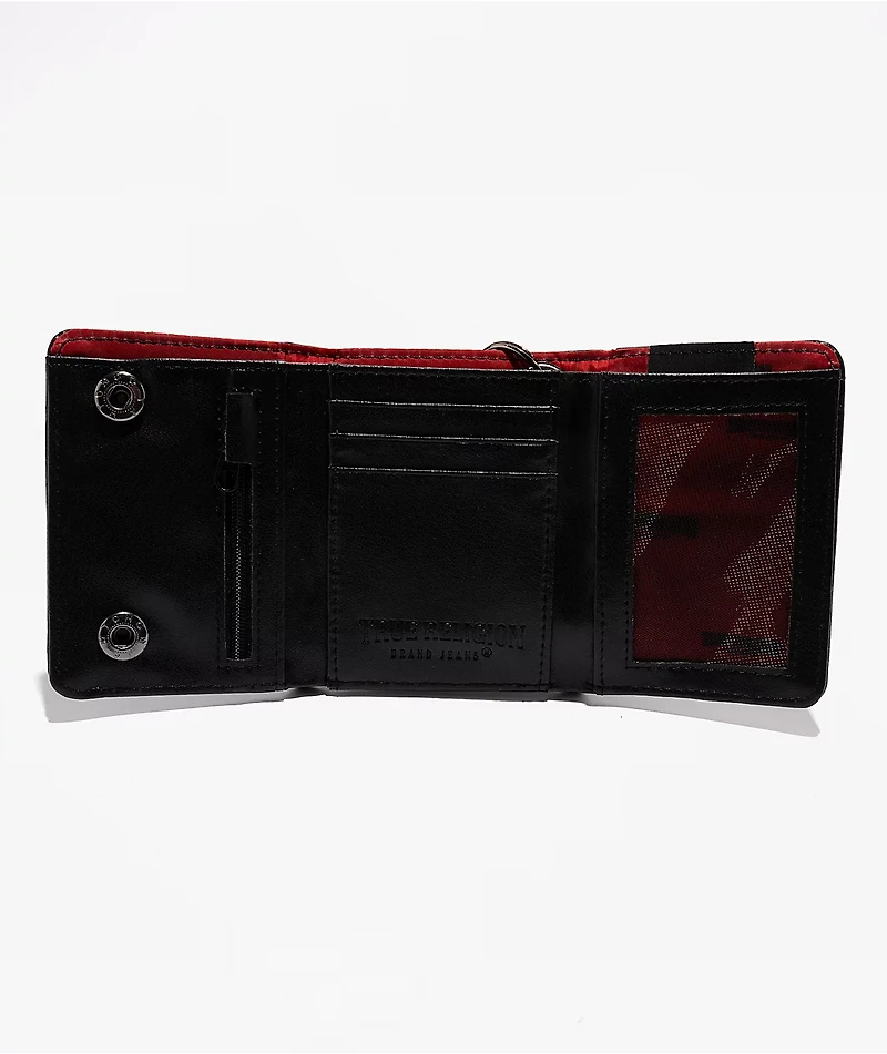 True Religion Kessler Black Chain Wallet