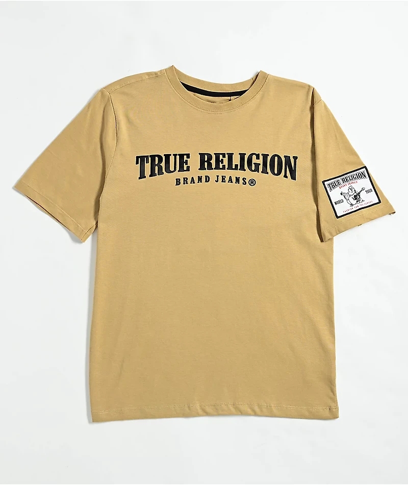 True Religion Kids Stitch Natural T-Shirt