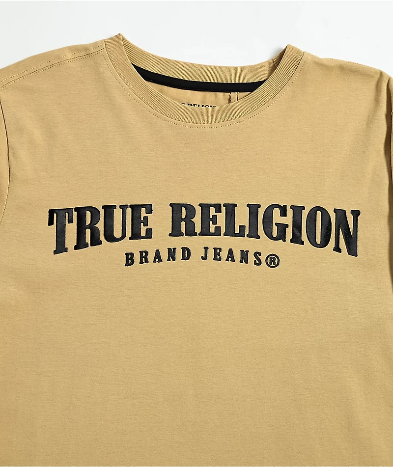 True Religion Kids Stitch Natural T-Shirt
