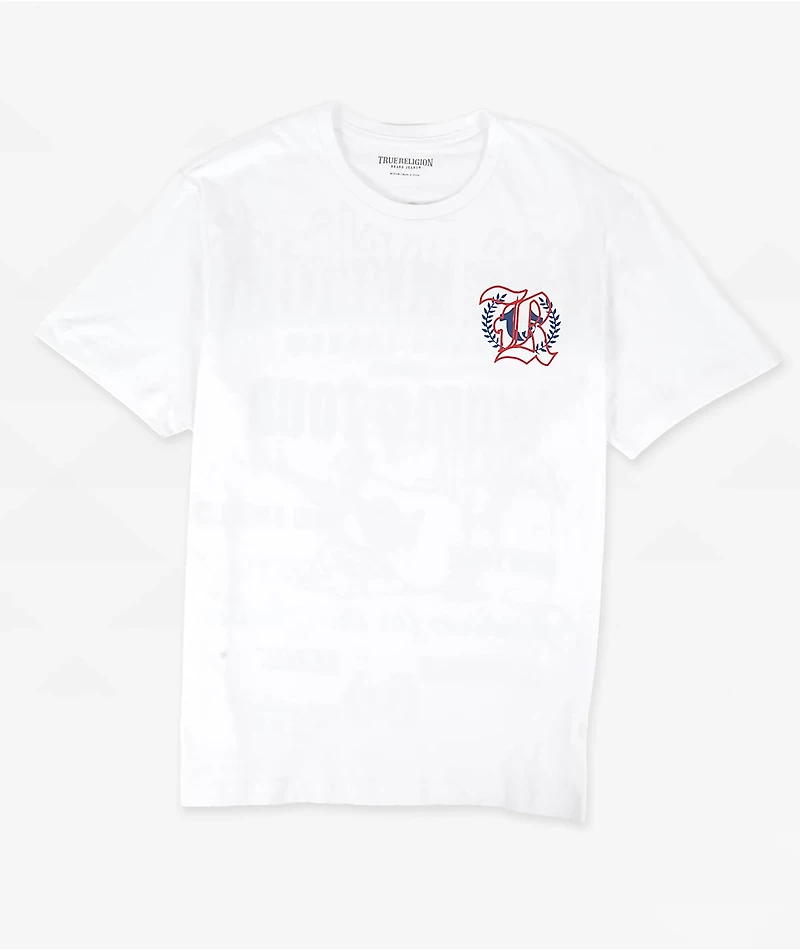 True Religion Multi White T-Shirt