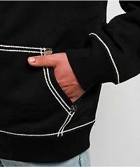 True Religion No.1 Black Zip Hoodie