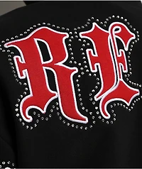 True Religion Old English Patch Black Sweatpants