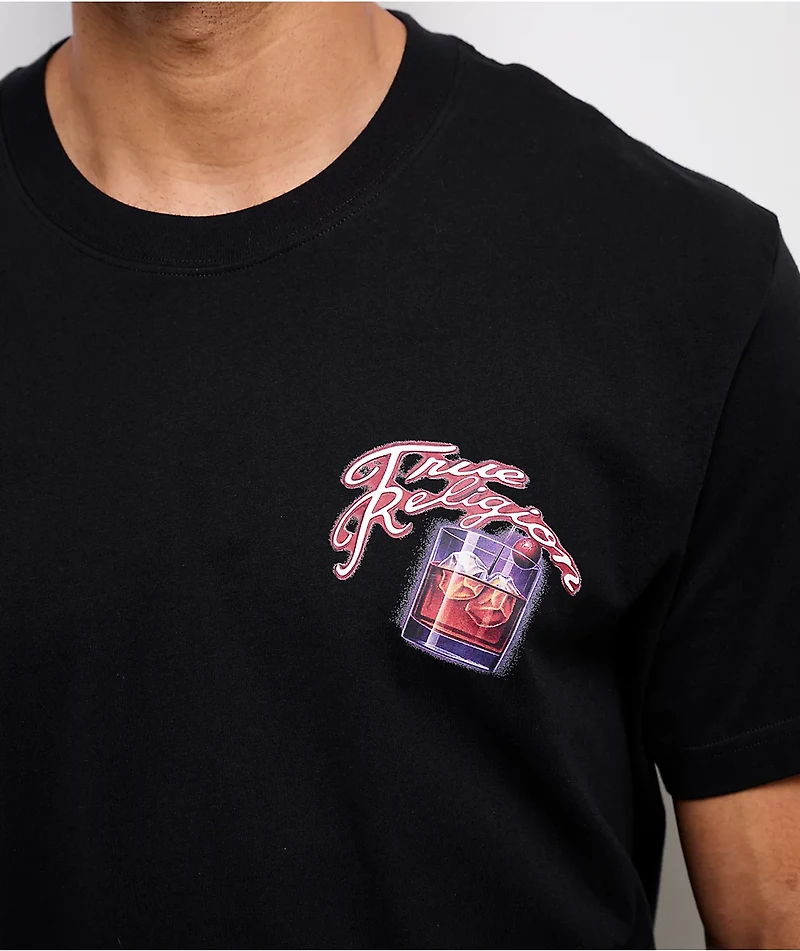 True Religion On The Rocks Black T-Shirt