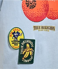 True Religion Orchard Stamps Baby Blue Heavyweight T-Shirt