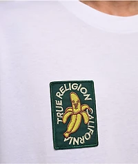 True Religion Orchard Stamps White Heavyweight T-Shirt