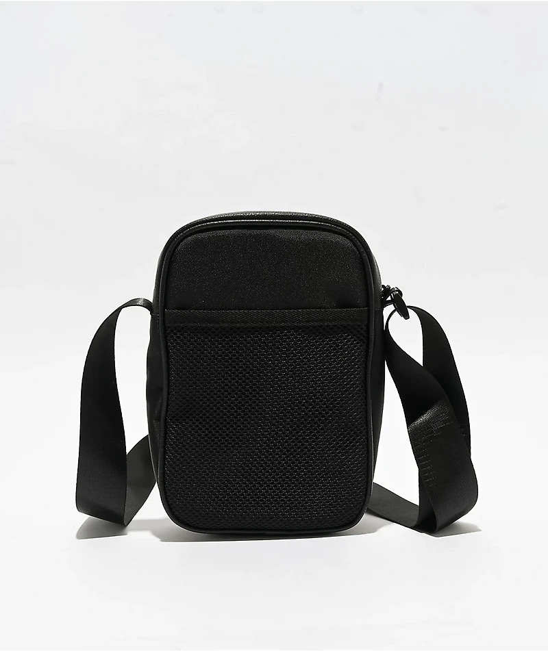 True Religion Patch Corgin Black Crossbody Bag