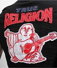 True Religion Patched Buddha Black T-Shirt