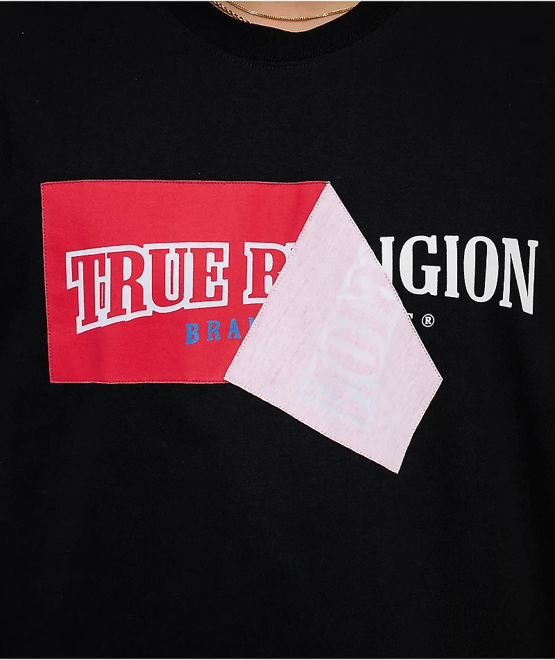 True Religion Peel Off Black T-Shirt
