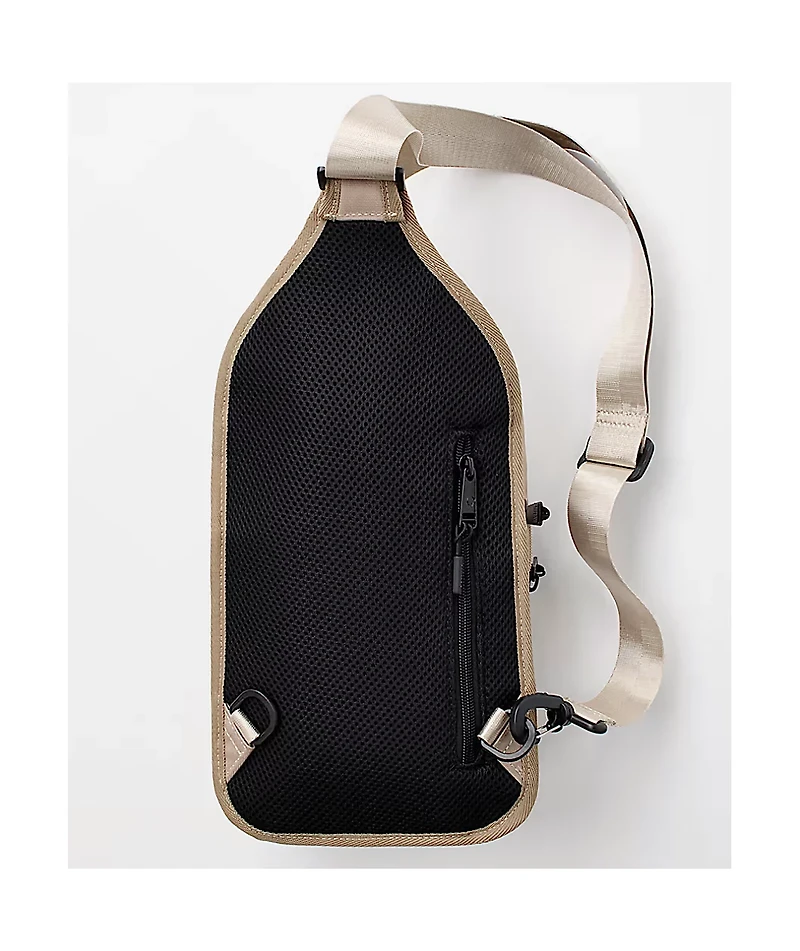True Religion Pippen Scuffed Beige Sling Bag