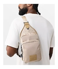 True Religion Pippen Scuffed Beige Sling Bag