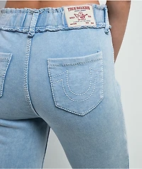 True Religion Raw Edge Big T Pacific Wash Flare Sweatpants