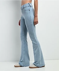 True Religion Raw Edge Big T Pacific Wash Flare Sweatpants