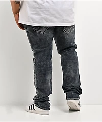 True Religion Ricky Big T Flap Jaded Blue Wash Straight Leg Jeans