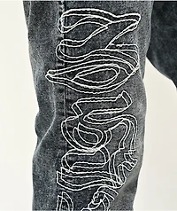True Religion Ricky Big T Flap Jaded Blue Wash Straight Leg Jeans