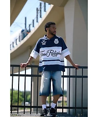 True Religion Rugby Navy, White & Sapphire Relaxed Polo Shirt