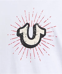 True Religion Sinning Crest White T-Shirt