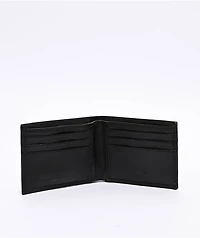 True Religion Stitched Black Bifold Wallet