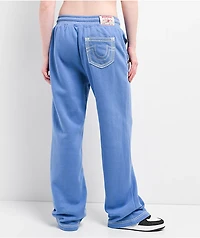 True Religion Super QT Straight Leg Blue Sweatpants