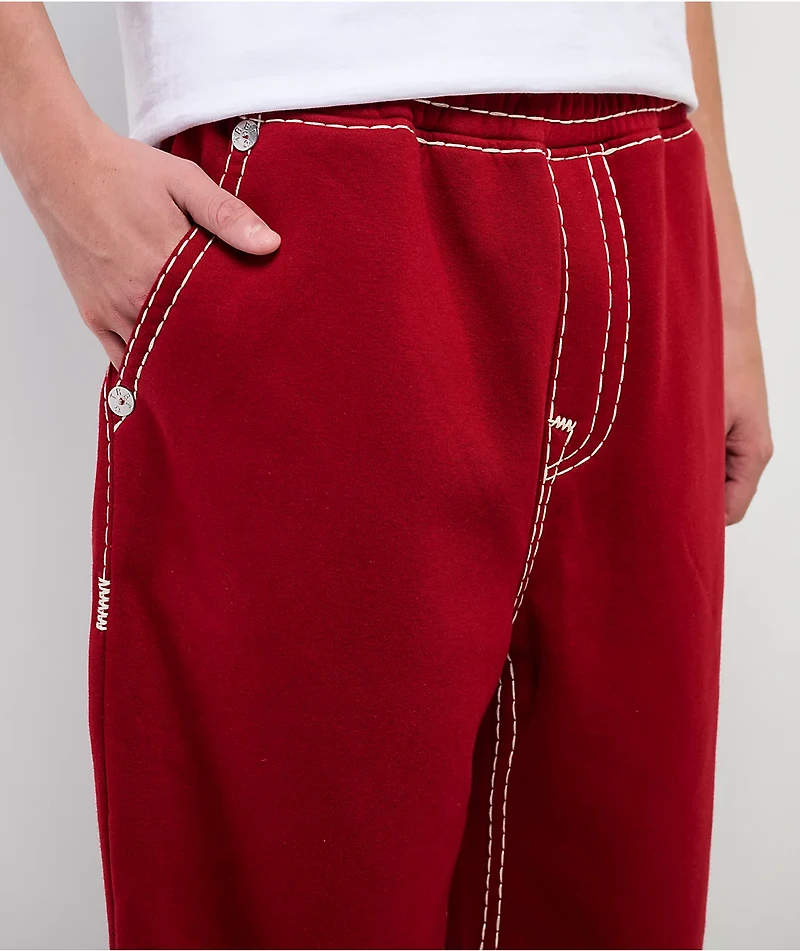 True Religion Super T Red Sweatpants