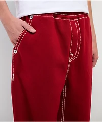 True Religion Super T Red Sweatpants