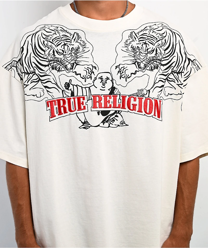 True Religion Tiger White T-Shirt