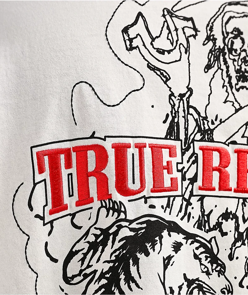 True Religion Tiger White T-Shirt