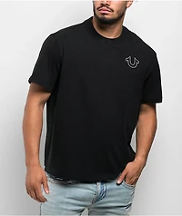 True Religion Vintage Buddha Black T-Shirt