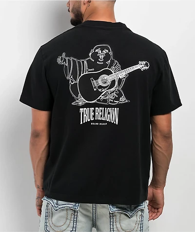 True Religion Vintage Buddha Black T-Shirt
