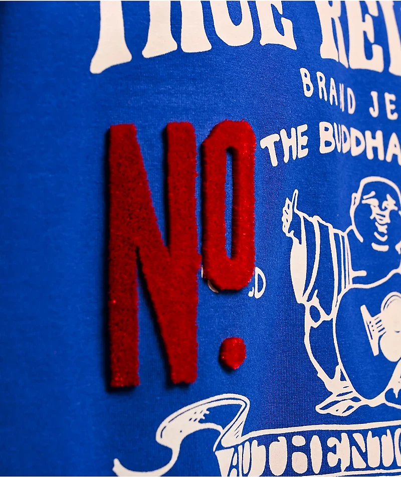 True Religion Vintage No.1 Blue Heavyweight T-Shirt