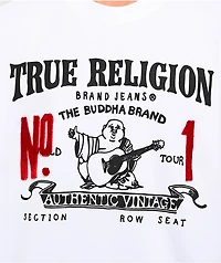 True Religion Vintage No.1 White Heavyweight T-Shirt