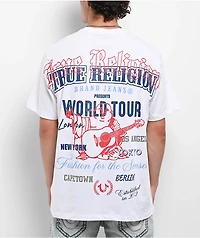 True Religion World Tour Logo White T-Shirt
