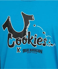 True Religion x Cookies Bite Shoe Blue T-Shirt